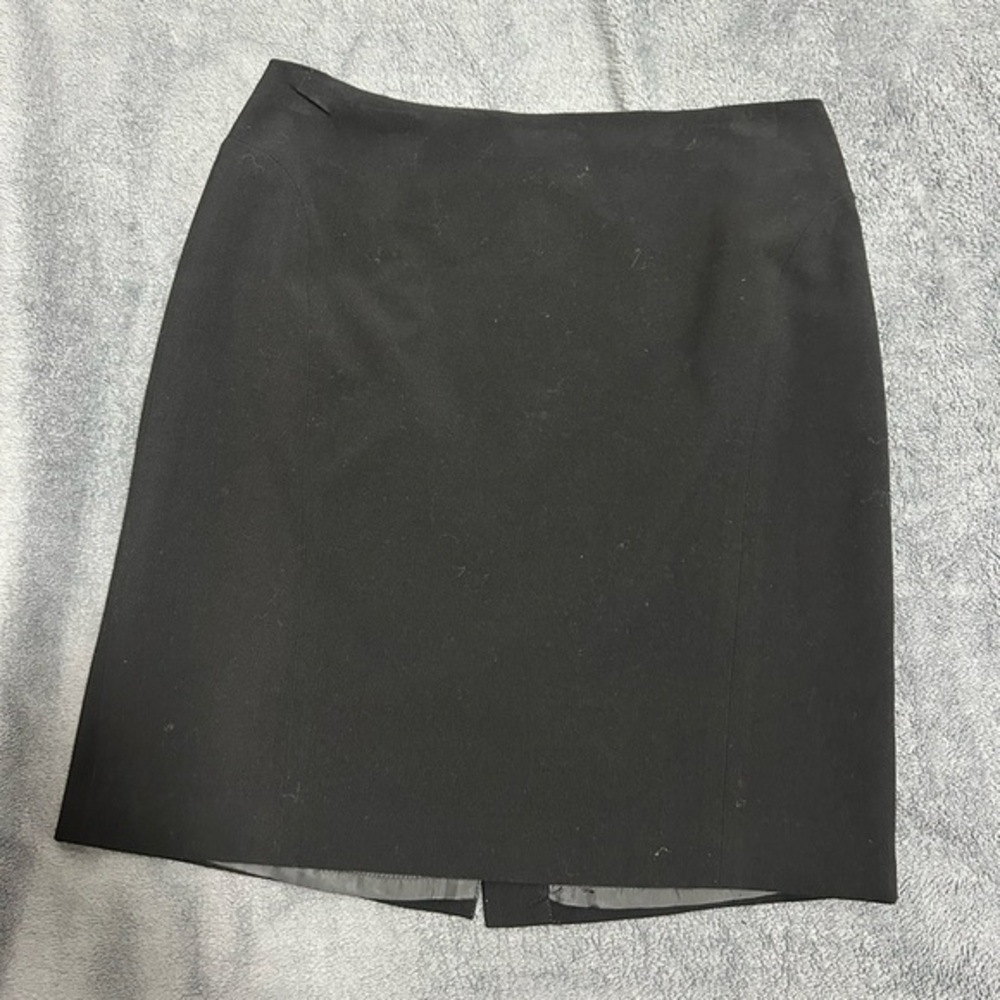 Apostrophe Petite 4P Black Lined Pencil Skirt Women’s Career Office Work Basic